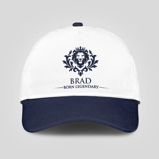 Born legendary lion blue and white baseball cap BRAD 13K1 C185PF
