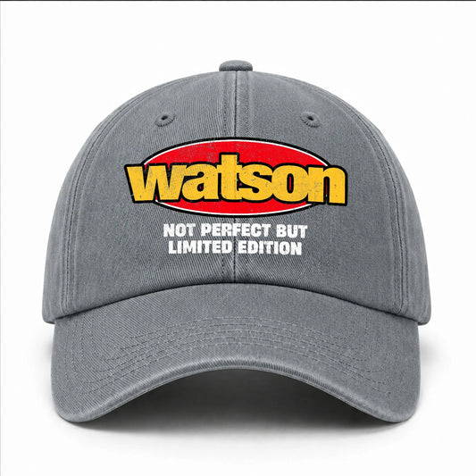 Your Name Not Perfect But Limited Edition Red Logo Washed Cap WATSON 13K1 C84PF