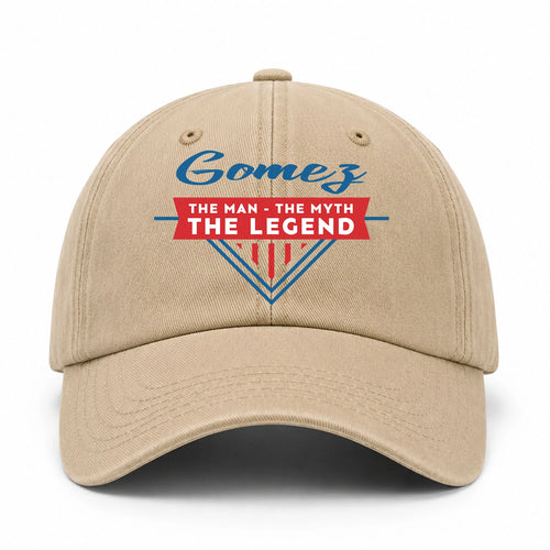The Man The Myth The Legend Logo Washed Cap GOMEZ 13K1 C37PF