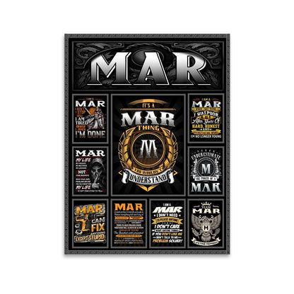 MAR Personalized Sponge Floor Mat – Custom Printed Home Decor 13K1-AR2