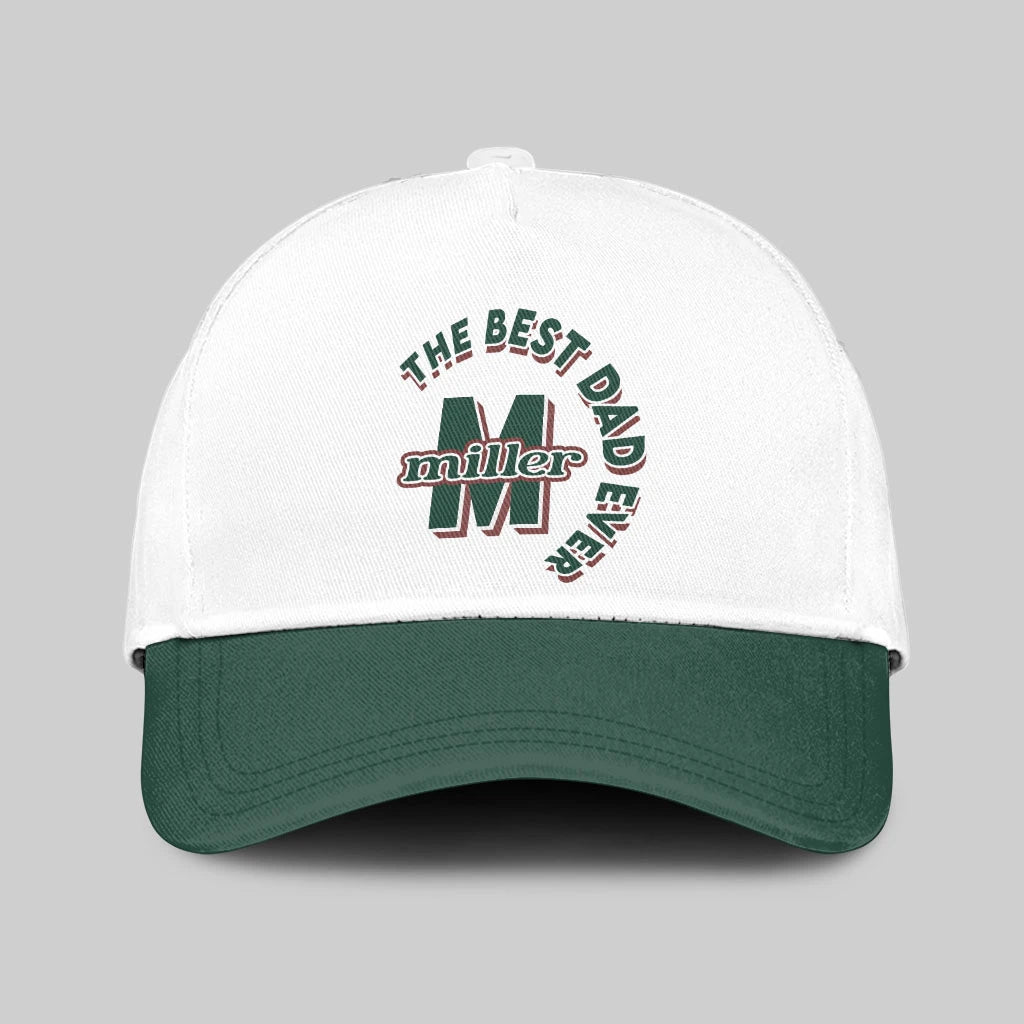 The Best Dad Ever Custom Name Cap MILLER 13K1 C35PF