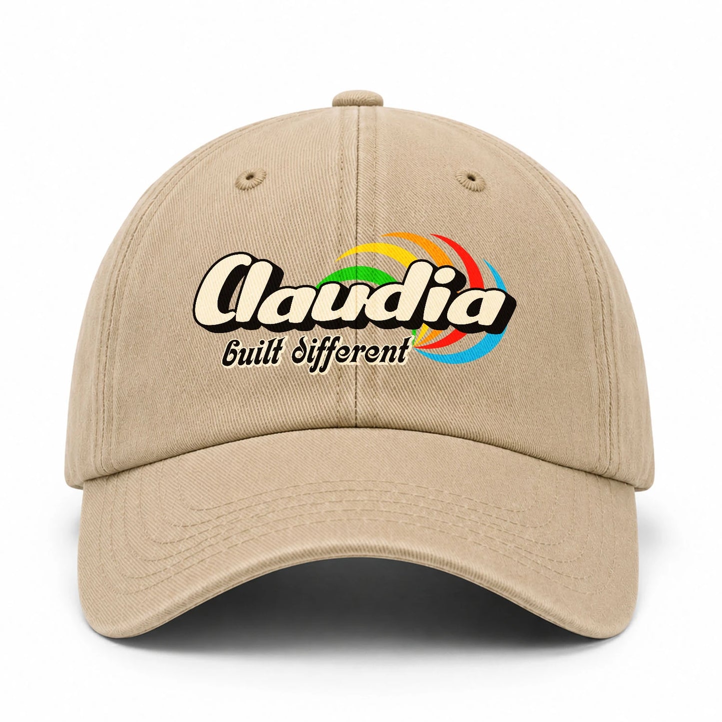 Your Name Built Different Retro Washed Cap CLAUDIA 13K1 C55PF