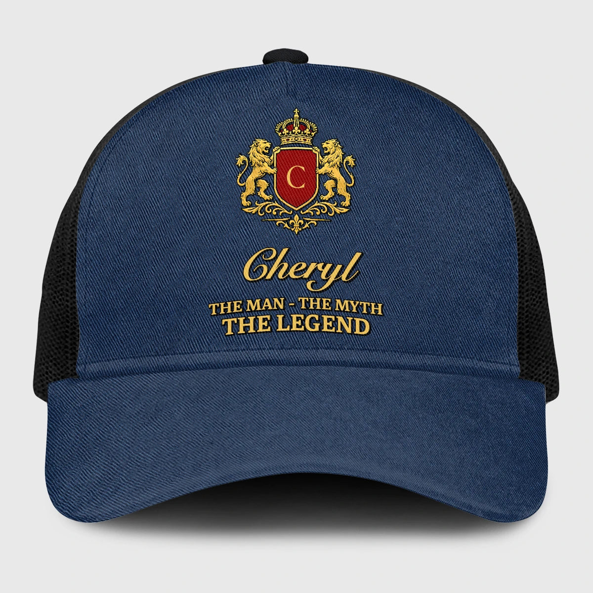 The Man The Myth The Legend Royal Blue Mesh Cap CHERYL 13K1 C187PF