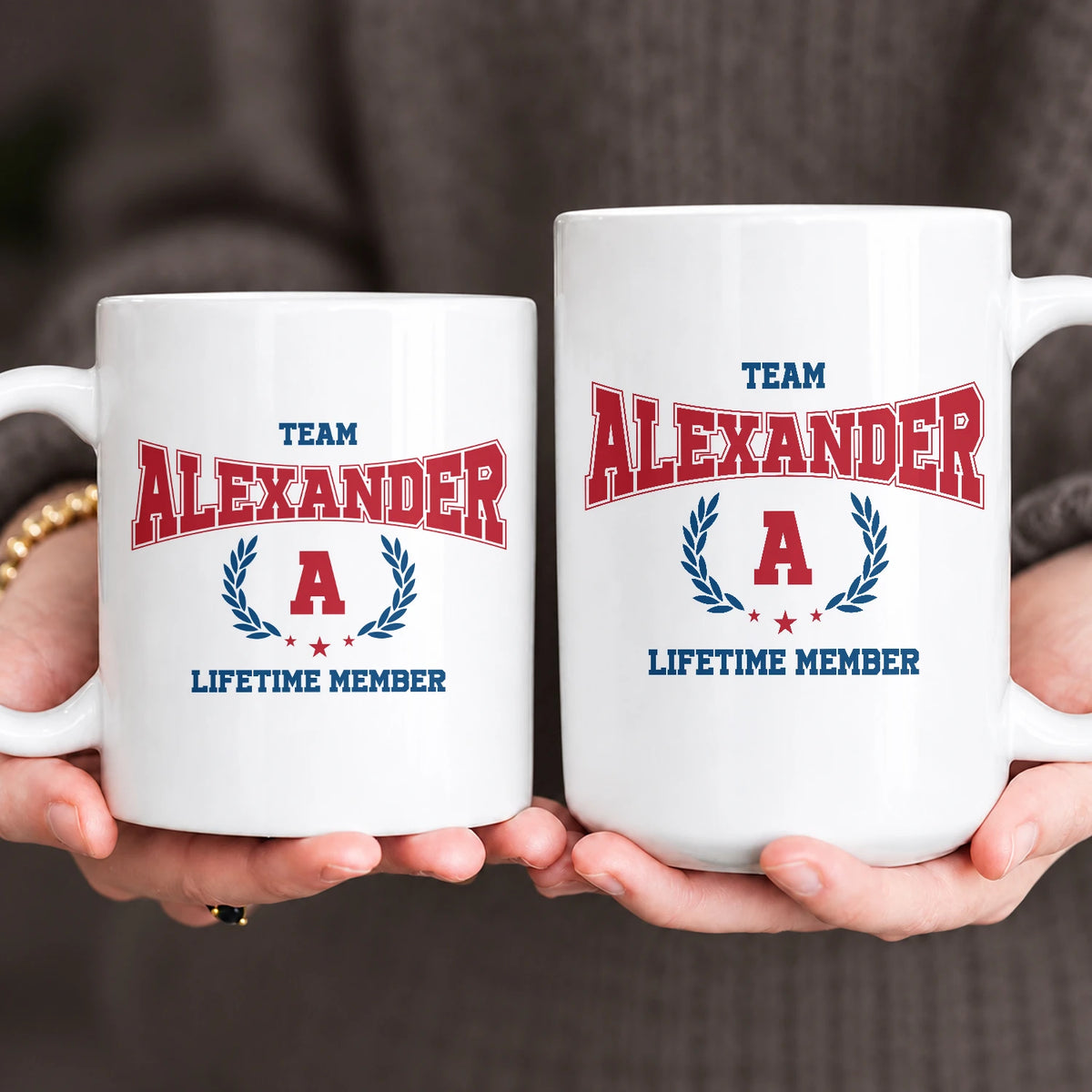 Team Your Name Lifetime Member Sporty Mug ALEXANDER 13K1 MG09