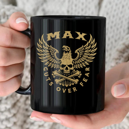 Guts Over Fear Eagle And Skull Mug MAX 13K1 MG28