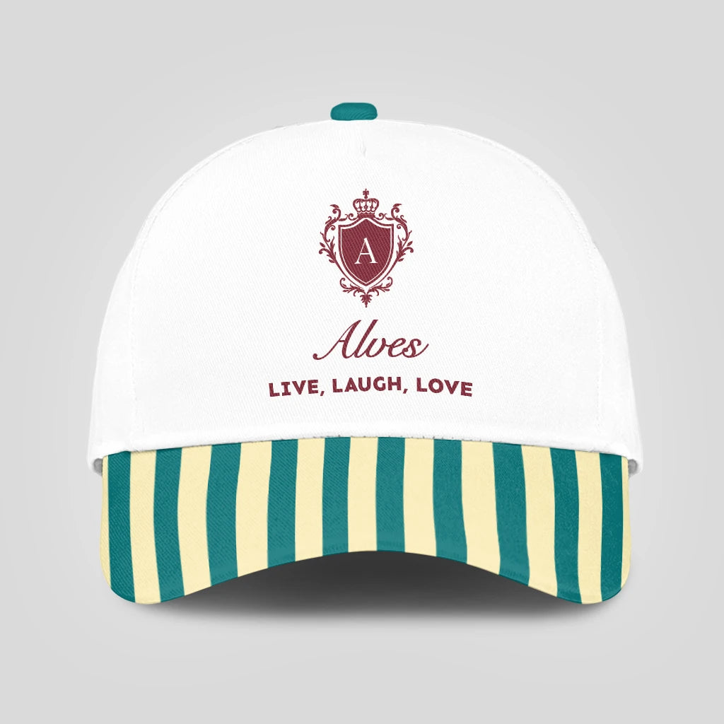 Live Laugh Love Green And Yellow Royal Cap ALVES 13K1 C122PF