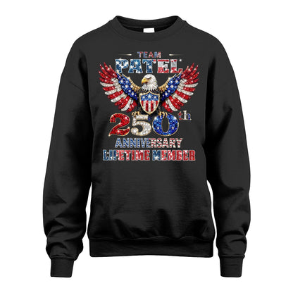 PAT 13K1-523 Personalized "Team...Lifetime Member" America 250 Design