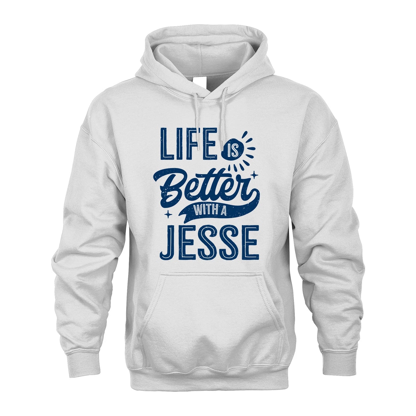 JESSE 13K1-116 Personalized Name Quote T-Shirt Life Is Better With Unisex Gift