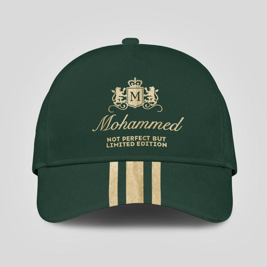 Not Perfect But Limited Edition Luxury Burgundy Cap MOHAMMED 13K1 C157PF