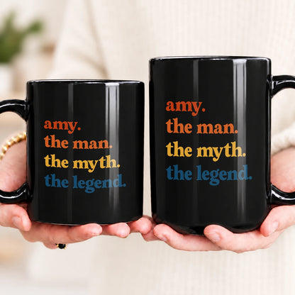 The Man The Myth The Legend Retro Mug AMY 13K1 MG06