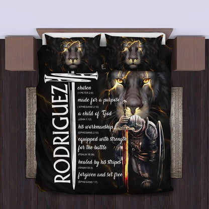RODRIGUEZ Limited Edition Personalized Bedding Set 13K1-BS1