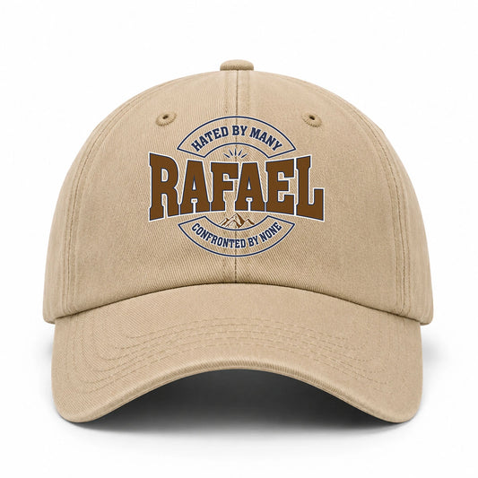 Hated By Many Confronted By None Washed Cap RAFAEL 13K1 C36PF