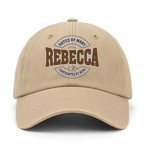Hated By Many Confronted By None Washed Cap REBECCA 13K1 C36PF