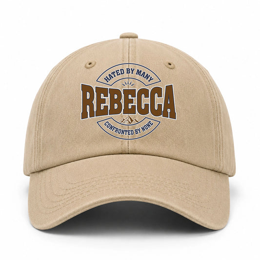 Hated By Many Confronted By None Washed Cap REBECCA 13K1 C36PF