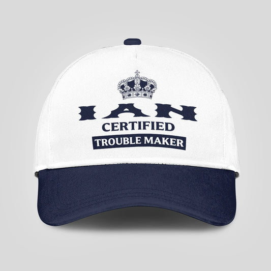 Certified Your Name Trouble Maker Washed Cap IAN 13K1 C148PF