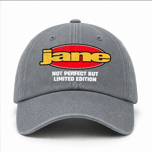 Your Name Not Perfect But Limited Edition Red Logo Washed Cap JANE 13K1 C84PF