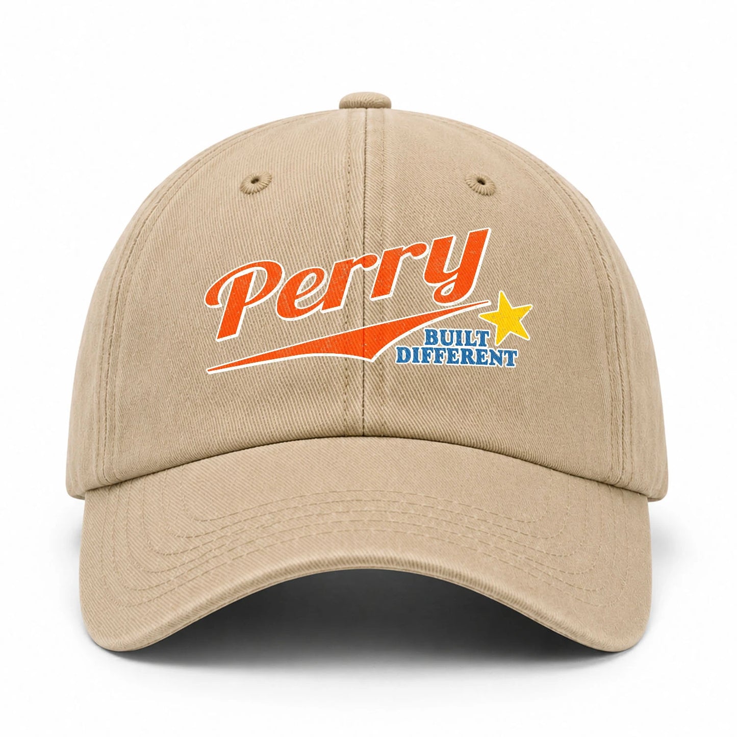Your Name Built Different Logo Washed Cap PERRY 13K1 C56PF