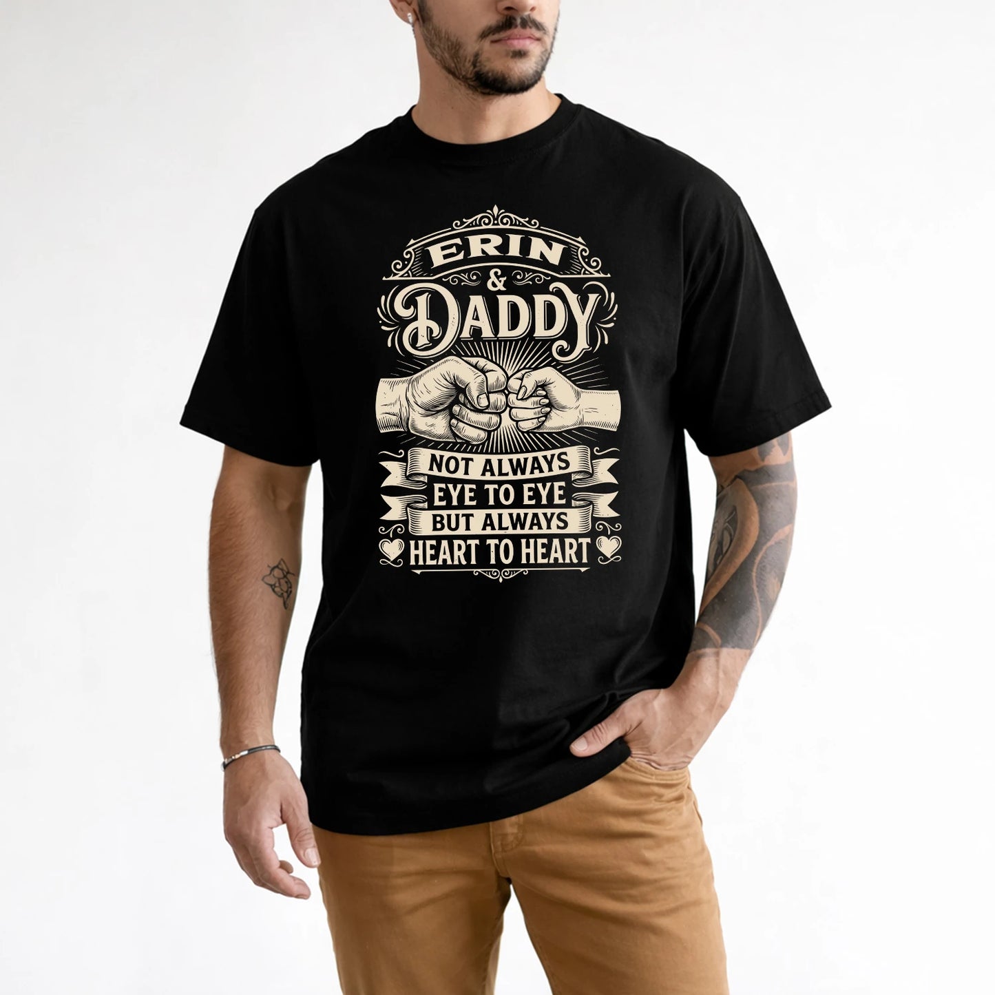 ERIN 13K1-543 Daddy Not Always Eye to Eye But Always Heart to Heart
