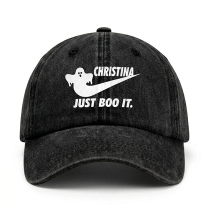 Just Boo It Halloween Washed Cap CHRISTINA 13K1 C83PF
