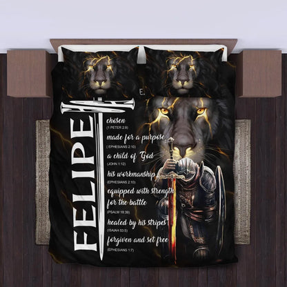 FELIPE Limited Edition Personalized Bedding Set 13K1-BS1