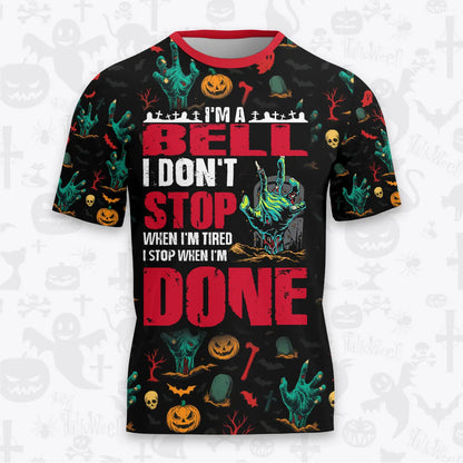 BELL Halloween Pajamas Set Tshirt & Pants Horror Skull Pumpkin 13K1-HL3