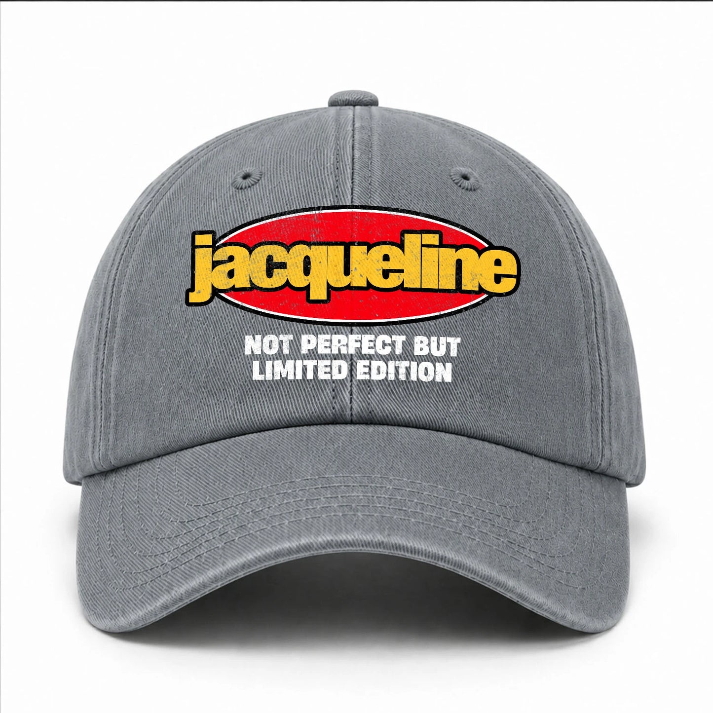Your Name Not Perfect But Limited Edition Red Logo Washed Cap JACQUELINE 13K1 C84PF