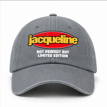 Your Name Not Perfect But Limited Edition Red Logo Washed Cap JACQUELINE 13K1 C84PF