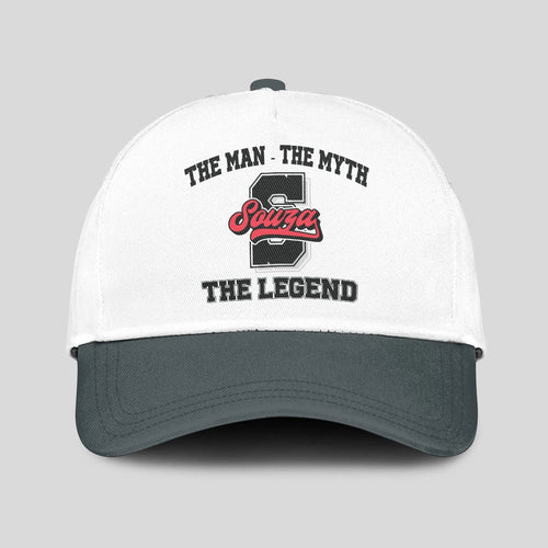 The Man The Myth The Legend Custom Initial Letter And Name Cap SOUZA 13K1 C38PF