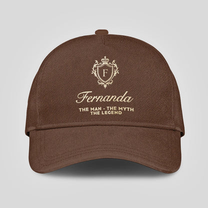 The Man The Myth The Legend Golden Brown Cap FERNANDA 13K1 C142PF
