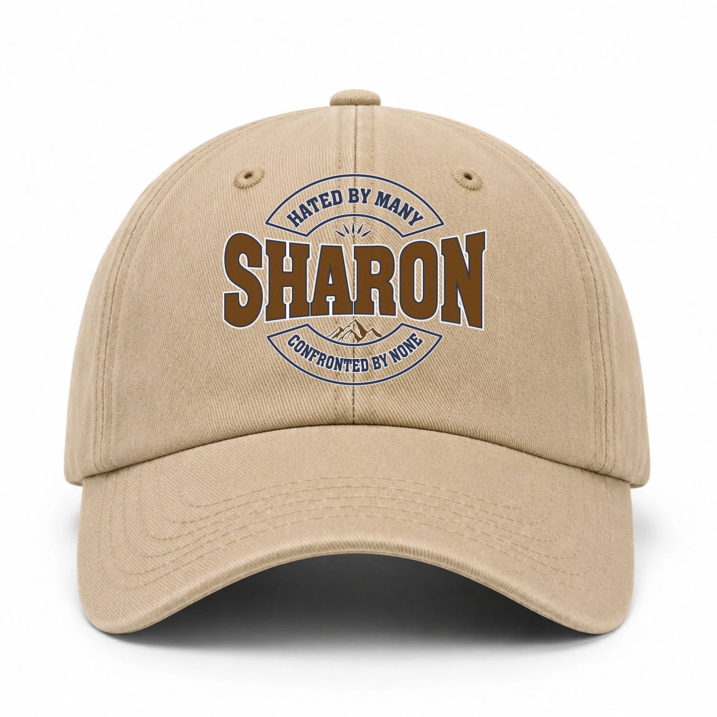 Hated By Many Confronted By None Washed Cap SHARON 13K1 C36PF
