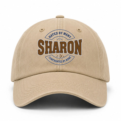 Hated By Many Confronted By None Washed Cap SHARON 13K1 C36PF