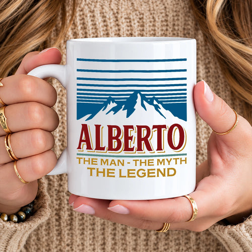 The Man The Myth The Legend Mountain Mug ALBERTO 13K1 MG04
