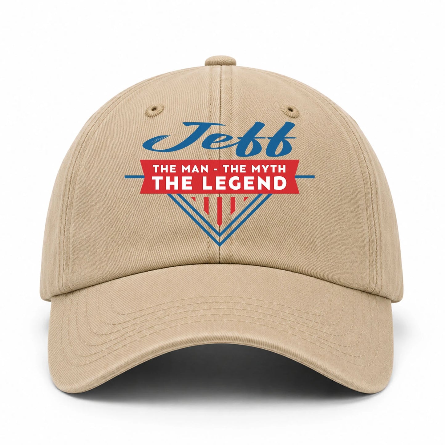 The Man The Myth The Legend Logo Washed Cap JEFF 13K1 C37PF