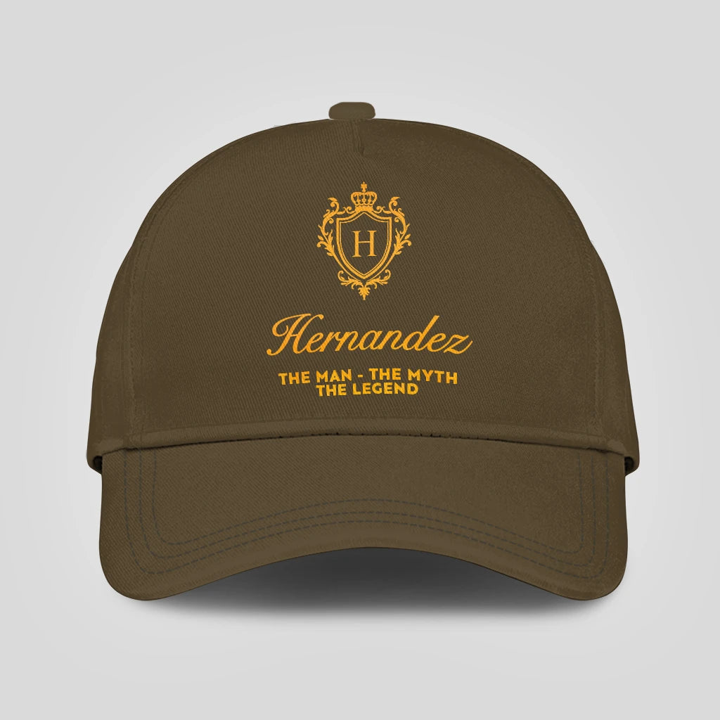 The Man The Myth The Legend Luxury Olive Cap HERNANDEZ 13K1 C91PF