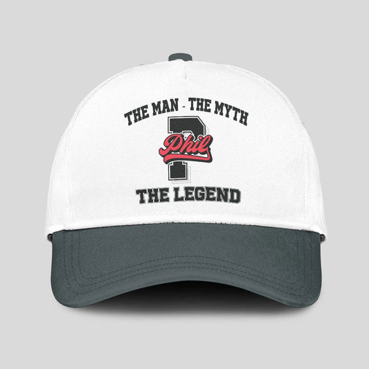 The Man The Myth The Legend Custom Initial Letter And Name Cap PHIL 13K1 C38PF
