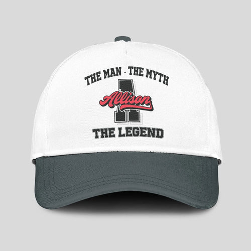 The Man The Myth The Legend Custom Initial Letter And Name Cap ALLISON 13K1 C38PF