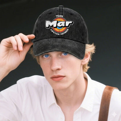 Team Your Name Lifetime Member Logo Cap MAR 13K1 C66PF