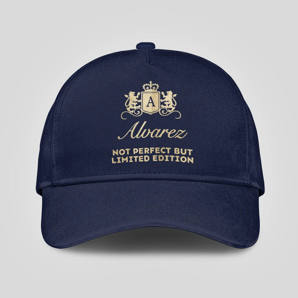 Not Perfect But Limited Edition Crest Logo Navy Cap ALVAREZ 13K1 C160PF
