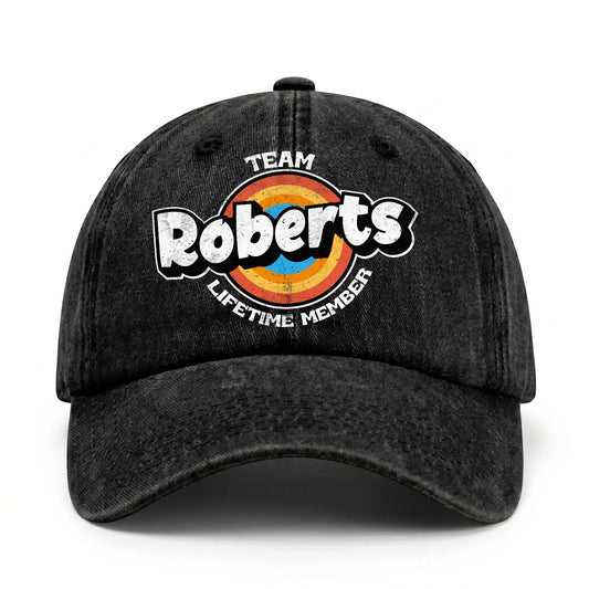 Team Your Name Lifetime Member Logo Cap ROBERTS 13K1 C66PF