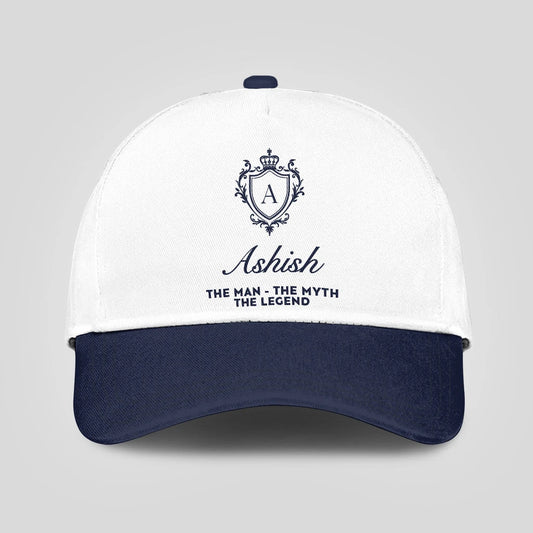 The Man The Myth The Legend Blue Cap ASHISH 13K3 C46PF