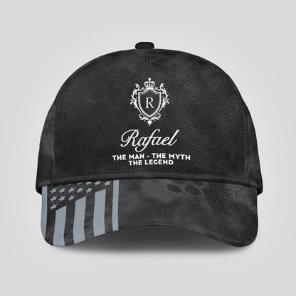The Man The Myth The Legend America Black Camo Cap RAFAEL 13K1 C173PF