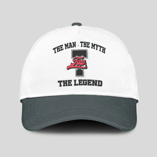 The Man The Myth The Legend Custom Initial Letter And Name Cap TOP 13K1 C38PF
