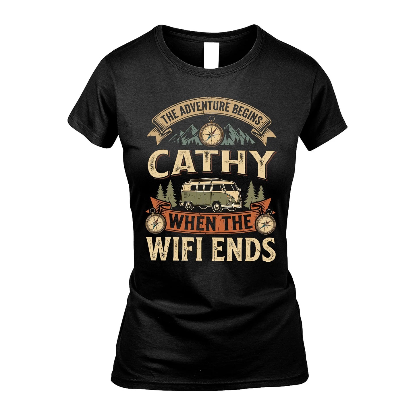 CATHY 13K1-547 The Adventure Begins Name When The Wifi Ends