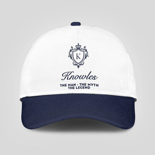 The Man The Myth The Legend Blue Cap KNOWLES 13K5 C46PF