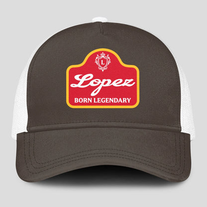 Born Legendary Charcoal Mesh Cap LOPEZ 13K1 C196PF
