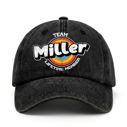 Team Your Name Lifetime Member Logo Cap MILLER 13K1 C66PF