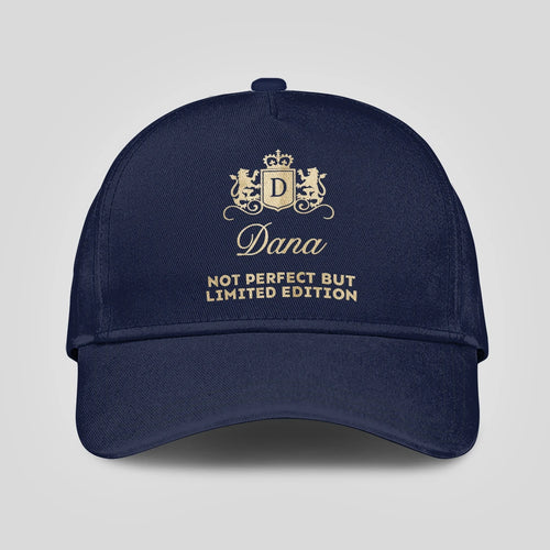 Not Perfect But Limited Edition Crest Logo Navy Cap DANA 13K1 C160PF