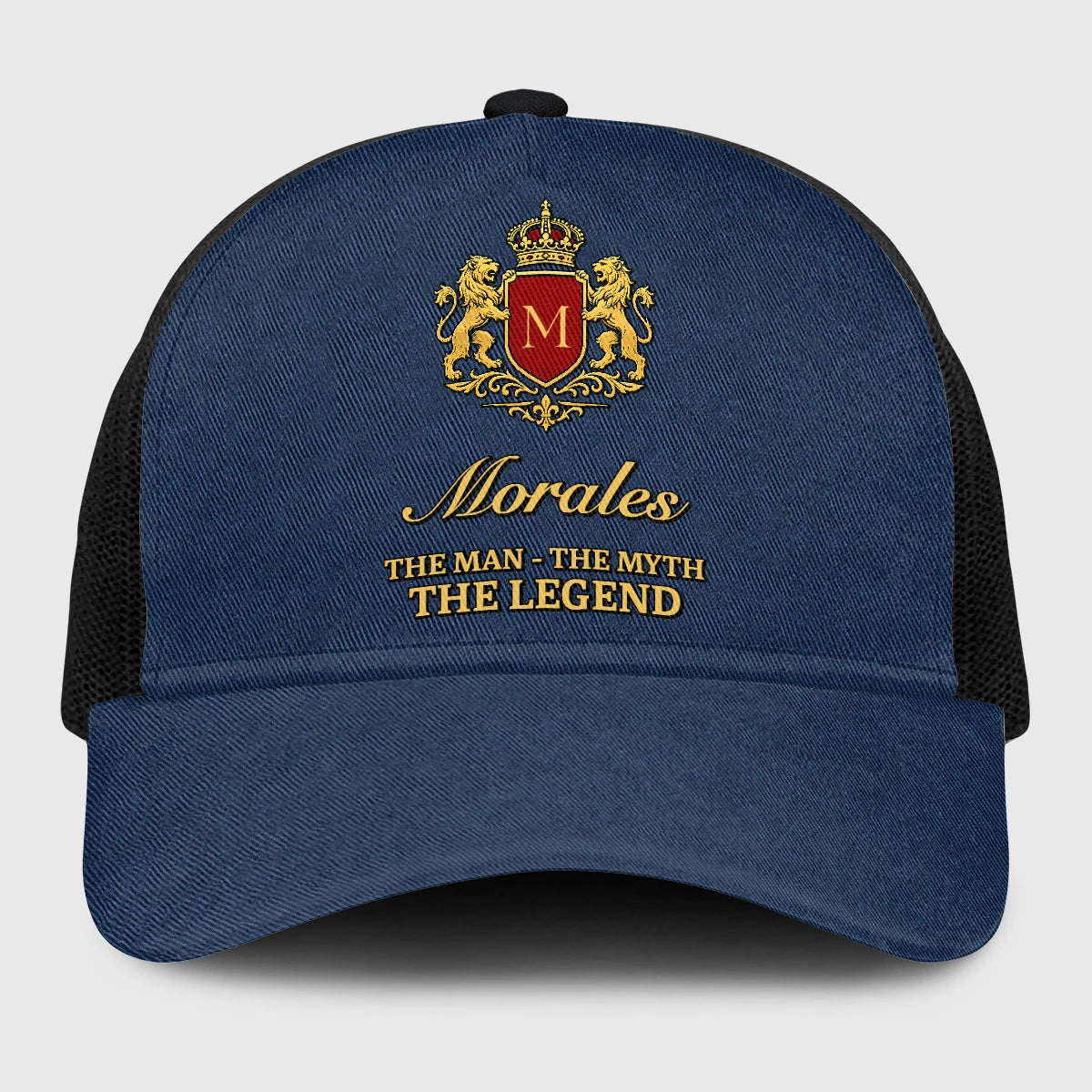 The Man The Myth The Legend Royal Blue Mesh Cap MORALES 13K1 C187PF