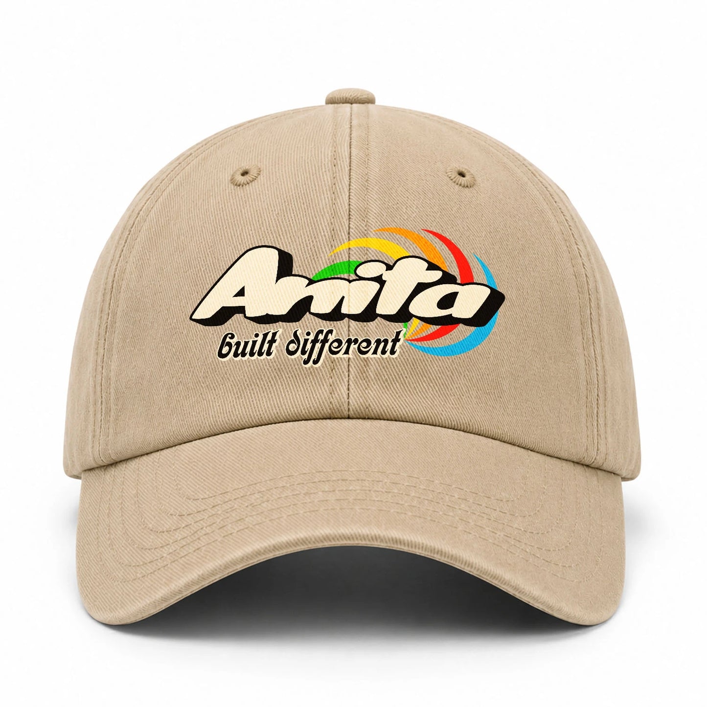 Your Name Built Different Retro Washed Cap ANITA 13K1 C55PF