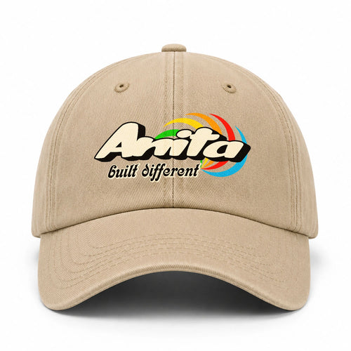 Your Name Built Different Retro Washed Cap ANITA 13K1 C55PF